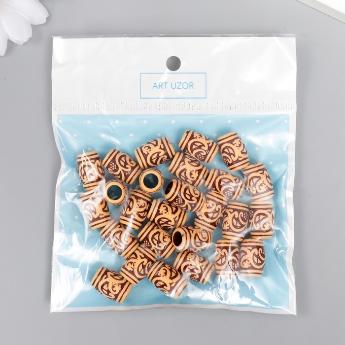 Бусины для творчества пластик Бусины для творчества пластик "Этно. Знаки" набор 20 гр 1х1х1,5 см