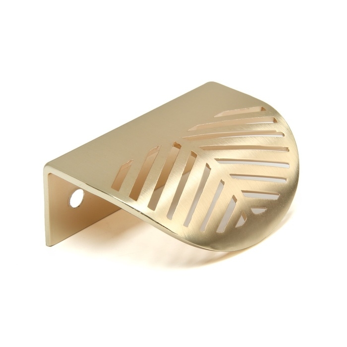 Ручка CAPPIO, м/о 32 мм, с узором, цвет матовое золото Ручка CAPPIO, м/о 32 мм, с узором, цвет матовое золото