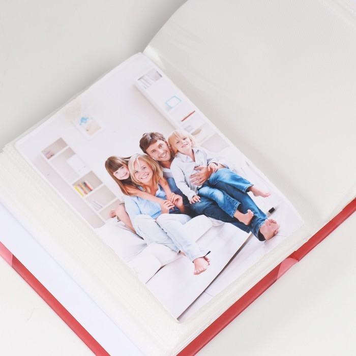 Фотоальбом на 100 фото 10х15 см  Фотоальбом на 100 фото 10х15 см "3D сердца" МИКС 5,5х12,5х16,5 см