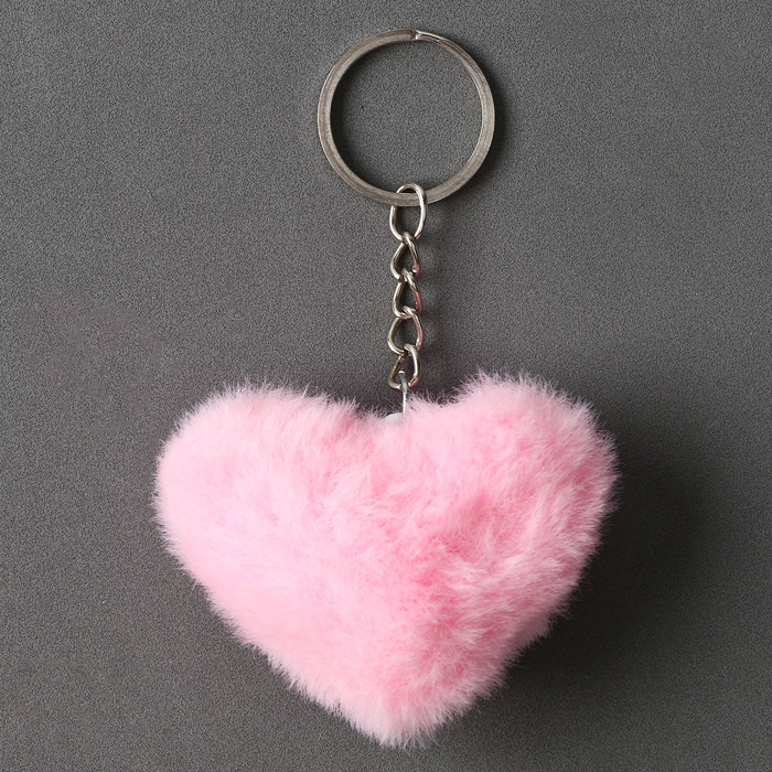 Брелок «Сердце» 6 см, цвет МИКС Брелок «Сердце» 6 см, цвет МИКС