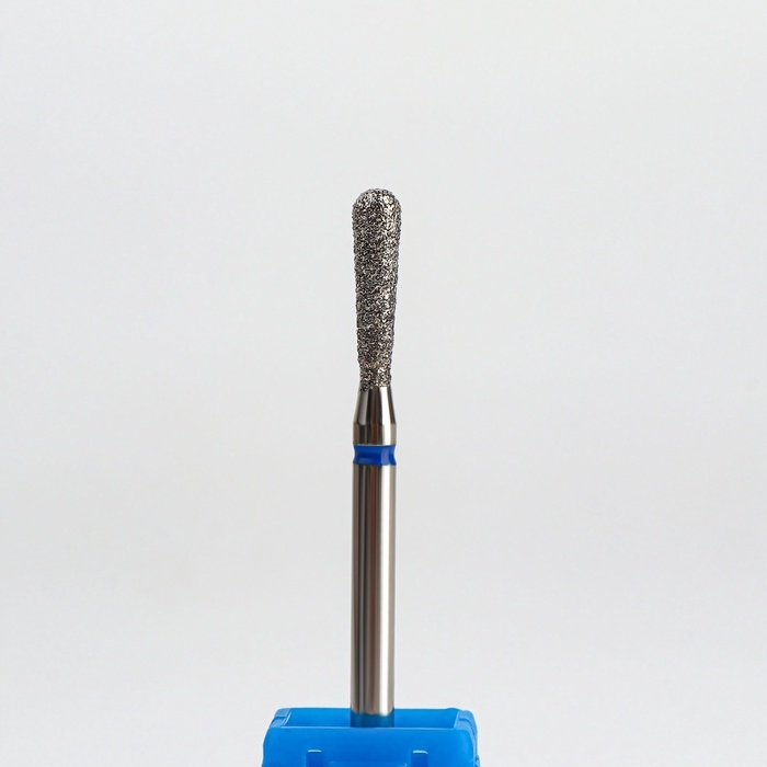 Фреза алмазная для маникюра «Конус», средняя зернистость, 2,5 × 10 мм, в пластиковом футляре Фреза алмазная для маникюра «Конус», средняя зернистость, 2,5 × 10 мм, в пластиковом футляре