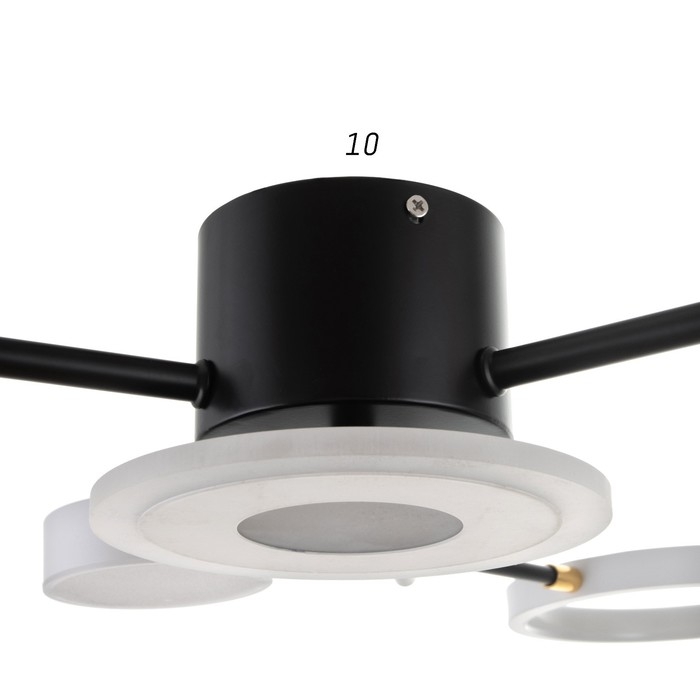 Люстра с ПДУ 2300/7WT LED 150Вт 3000-6000К белый 75х75х9 см BayerLux