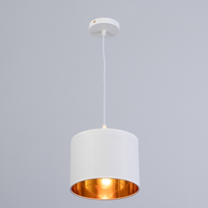 Люстра Люстра "Оазис" 1х60Вт Е27 Белый, золото 20х15х30(100)см