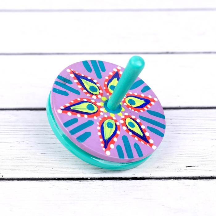 Волчок двойной большой Волчок двойной большой "Расписной", МИКС