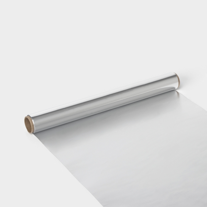 Фольга пищевая алюминиевая «Доляна», 29 см × 20 м, 9 мкм Фольга пищевая алюминиевая «Доляна», 29 см × 20 м, 9 мкм