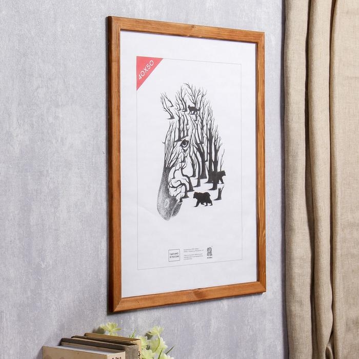 Фоторамка 40х50 см (2501) дерево (пластиковый экран) Фоторамка 40х50 см (2501) дерево (пластиковый экран)