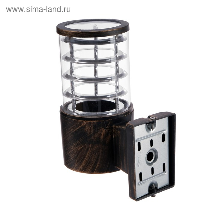 Светильник настенный Luazon Lighting 1хE27х60 Вт Светильник настенный Luazon Lighting 1хE27х60 Вт "Модерн", пластик, вверх, бронза