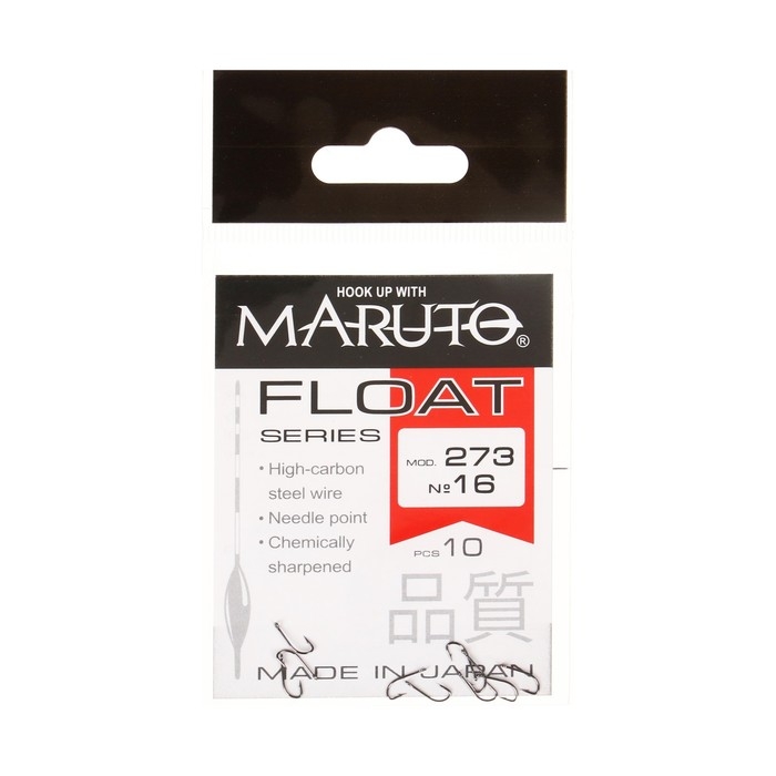 Крючки поплавковые Maruto 273 BN Float № 16, 10 шт. Крючки поплавковые Maruto 273 BN Float № 16, 10 шт.
