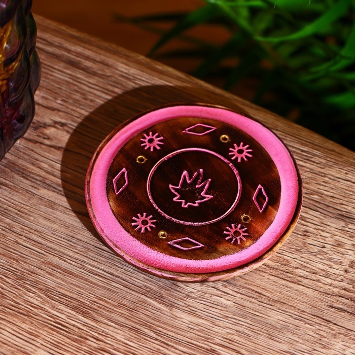 Подставка под благовония  Подставка под благовония "Небесное счастье" 10х10х1 см МИКС