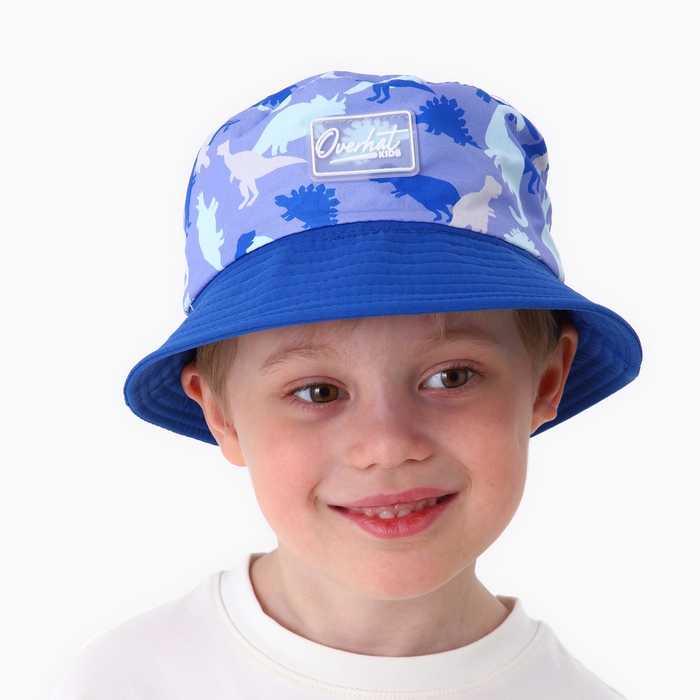 Панама детская для мальчика «Динозаврики», р-р 54