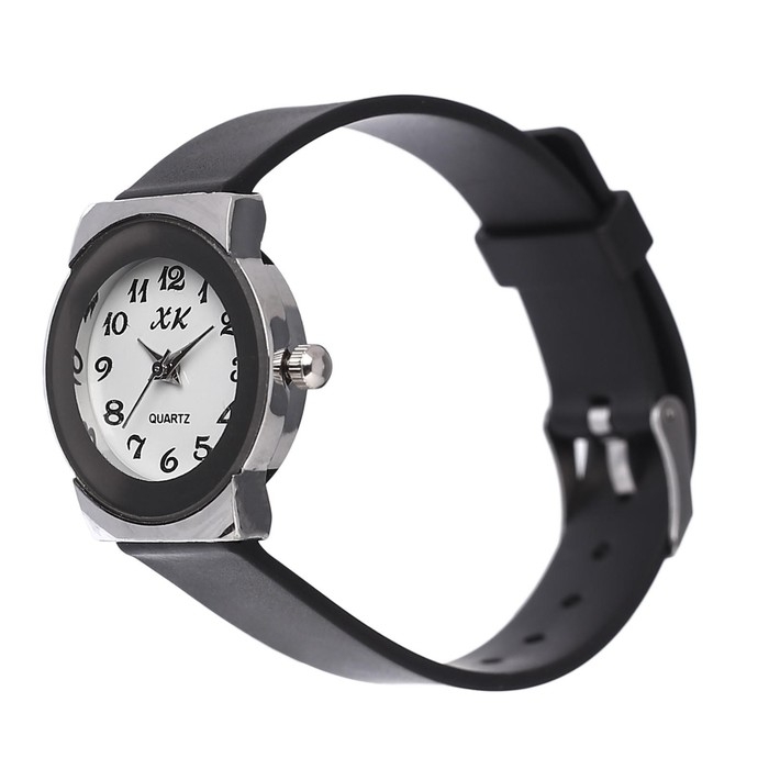 Часы наручные женские кварцевые Часы наручные женские кварцевые "Ореана", d-2.5 см, ремешок силикон