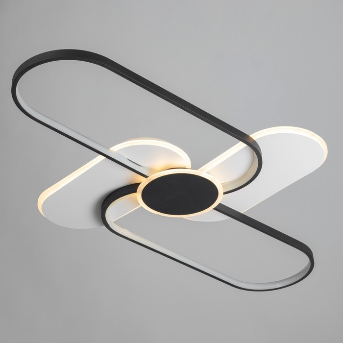 Светильник Светильник "Лайн" LED 90Вт 4000К черно-белый 110х67х6 см BayerLux