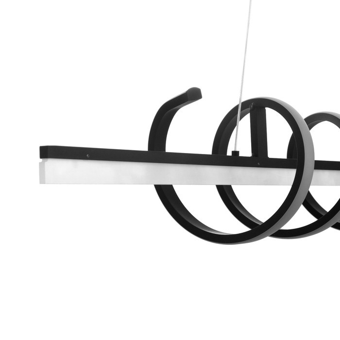 Светильник Светильник "Вихрь" LED 38Вт 6000К чёрный 100х18-110 см