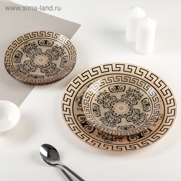 Сервиз столовый «Стиль», 7 предметов: d=30 см - 1 шт, d=20 см - 6 шт Сервиз столовый «Стиль», 7 предметов: d=30 см - 1 шт, d=20 см - 6 шт