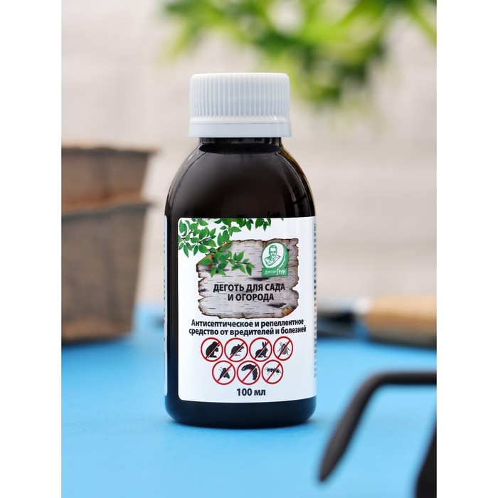 Средство для защиты растений Деготь ,100 мл Средство для защиты растений Деготь ,100 мл