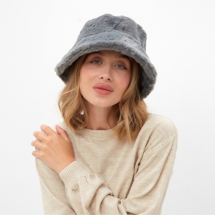 Панама зимняя MINAKU one size 52-58 графит Панама зимняя MINAKU one size 52-58 графит