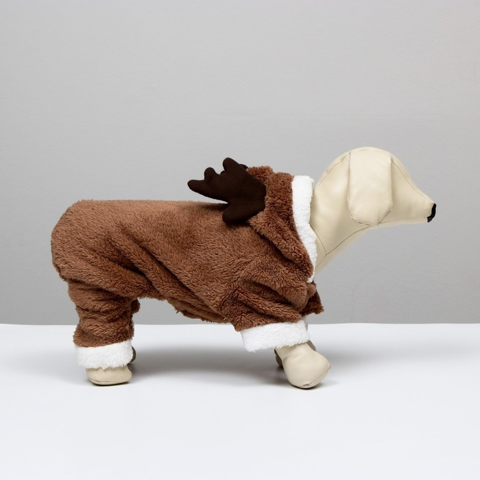 Новогодний костюм  Новогодний костюм "Олень", XXL (ДС 40, ОГ 52 см), коричневый