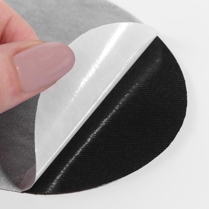 Заплатки для одежды, 15,5 × 9,5 см, термоклеевые, пара, цвет чёрный Заплатки для одежды, 15,5 × 9,5 см, термоклеевые, пара, цвет чёрный