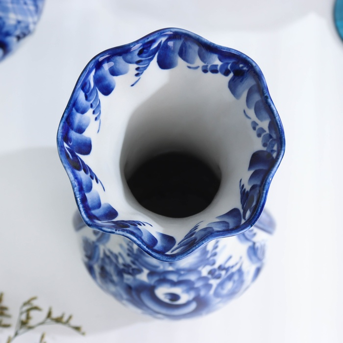 Ваза «Катерина», 11×11×30 см, гжель Ваза «Катерина», 11×11×30 см, гжель