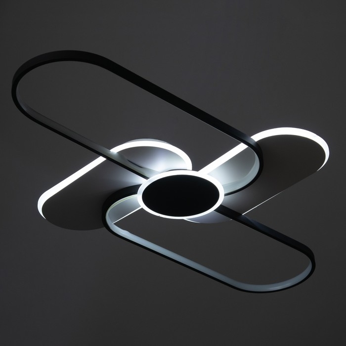 Светильник Светильник "Лайн" LED 90Вт 4000К черно-белый 110х67х6 см BayerLux