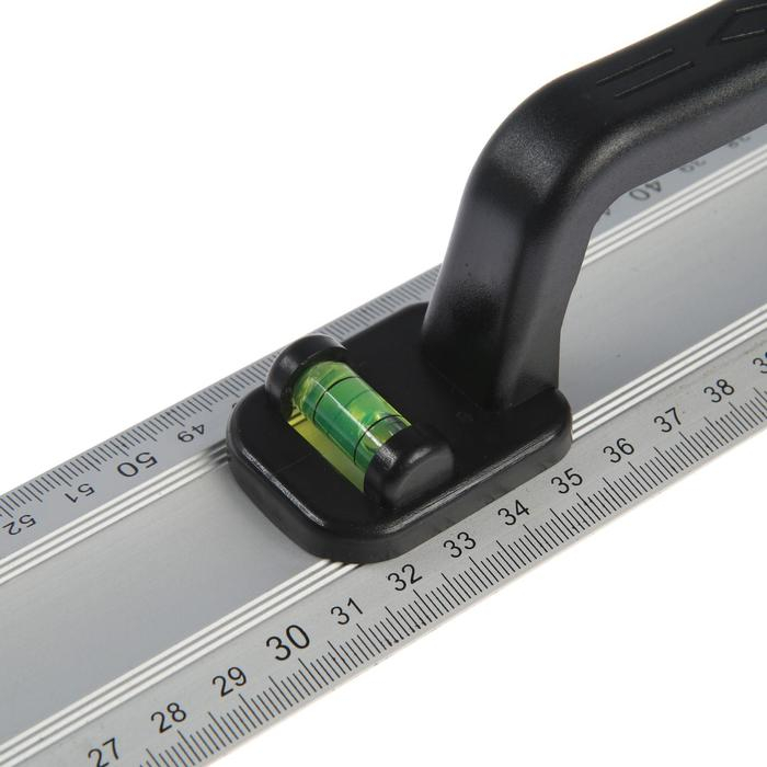 Линейка-уровень ТУНДРА, металлическая, пластиковая ручка, 2 глазка, 800 мм Линейка-уровень ТУНДРА, металлическая, пластиковая ручка, 2 глазка, 800 мм