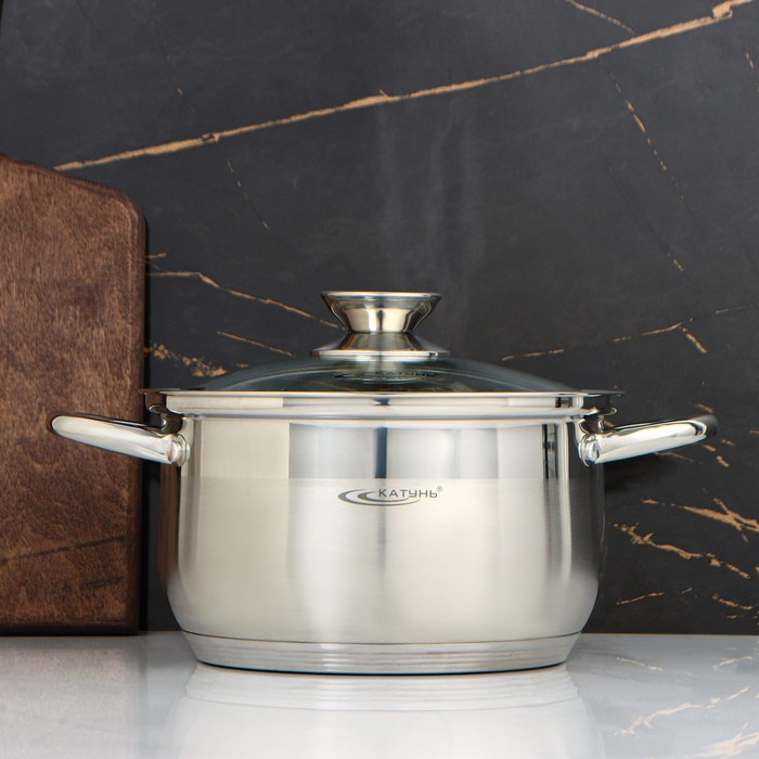 Кастрюля «Диана», 3.5 л, d=20 см, капсульное дно, индукция Кастрюля «Диана», 3.5 л, d=20 см, капсульное дно, индукция