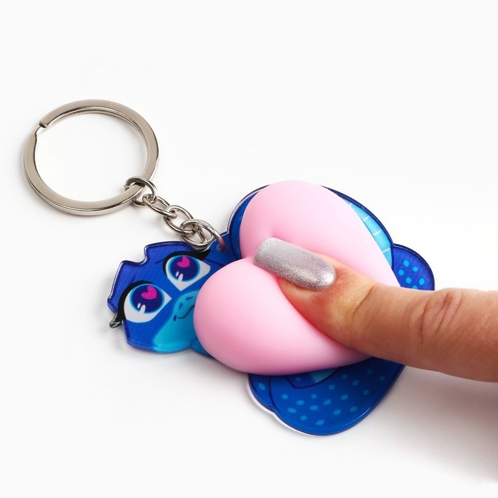 Брелок новогодний, для ключей, мялка «Будь спокоен» 7 х 13 см Брелок новогодний, для ключей, мялка «Будь спокоен» 7 х 13 см