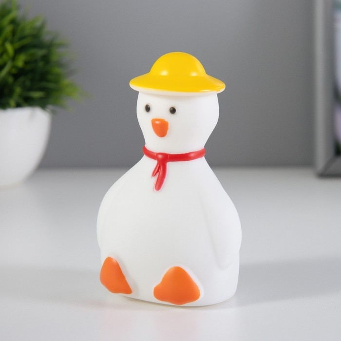 Ночник Ночник "Кряква" LED 1Вт 3х LR44 белый 7х5х11,5см RISALUX