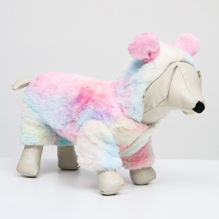 Комбинезон Комбинезон "Зайчонок" с капюшоном , размер XL (ДС 40, ОШ 19 см, ОГ 50 см), пастельный