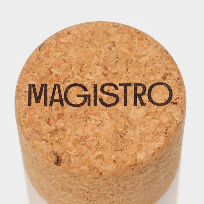 Бутылка для воды пробковая Magistro, 450 мл, 7×7×23 см, цвет бежевый Бутылка для воды пробковая Magistro, 450 мл, 7×7×23 см, цвет бежевый
