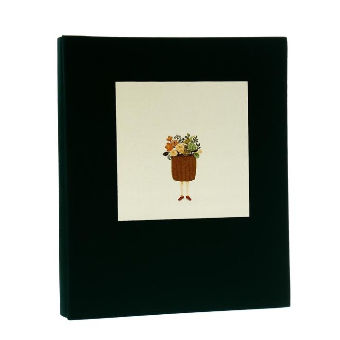 Фотоальбом на 200 фото 10х15 см Фотоальбом на 200 фото 10х15 см "Горшочек с цветами на ножках" 25,6х22х5 см