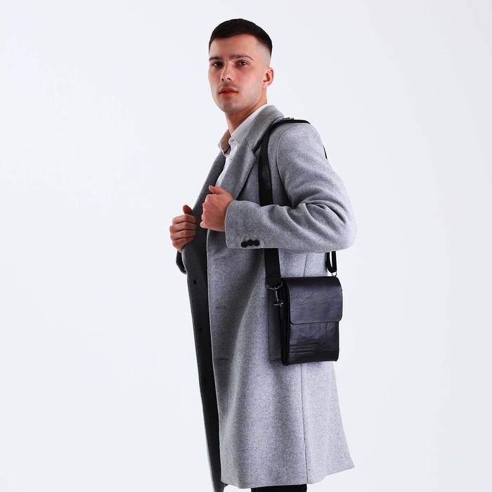 Сумка мужская, цвет чёрный Сумка мужская, цвет чёрный