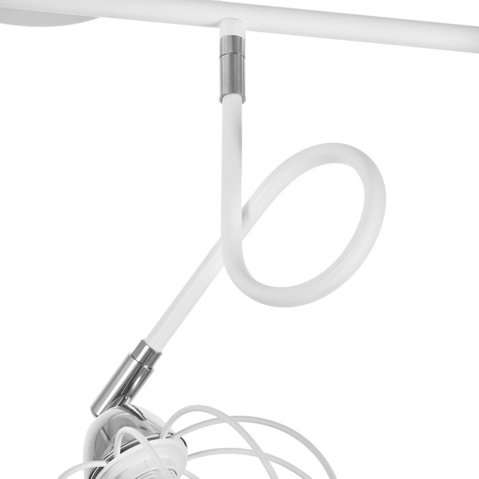 Люстра "Скелет" 4х60Вт Цоколь: Е14 Цвет: Белый айсберг, Хром