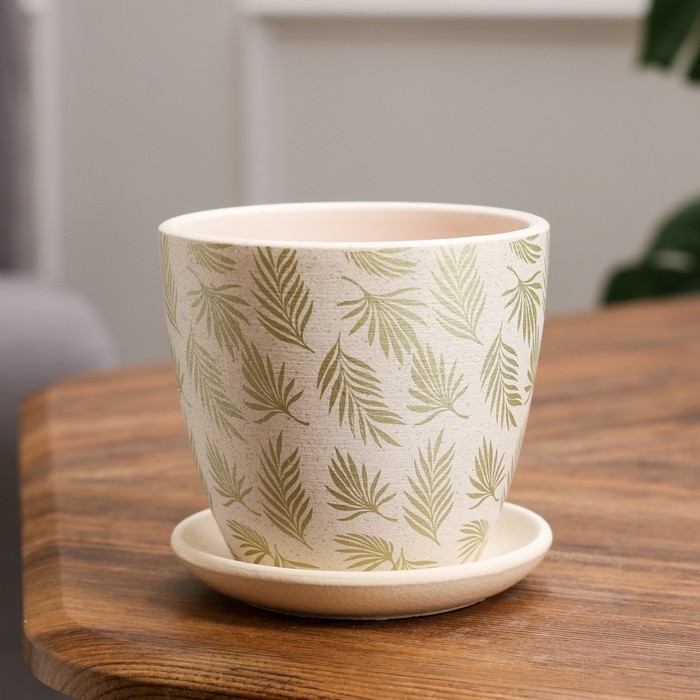 Горшок цветочный Горшок цветочный "Пальма" золото крокус №1 0,7 л