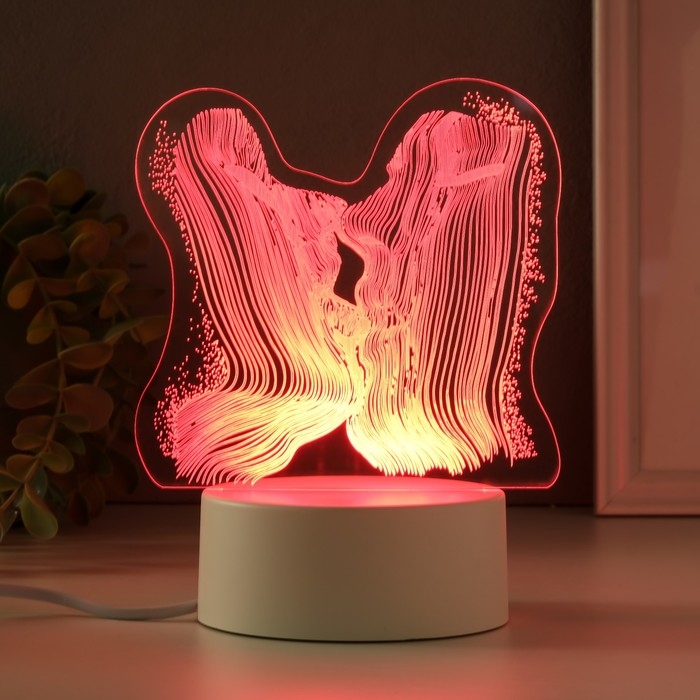 Светильник Светильник "Поцелуй" LED RGB от сети RISALUX