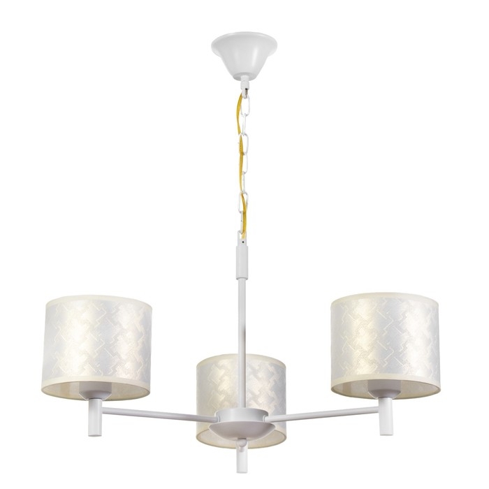 Люстра 1091/3WT 40Вт Е27 белый 60х60х38-78 см BayerLux Люстра 1091/3WT 40Вт Е27 белый 60х60х38-78 см BayerLux