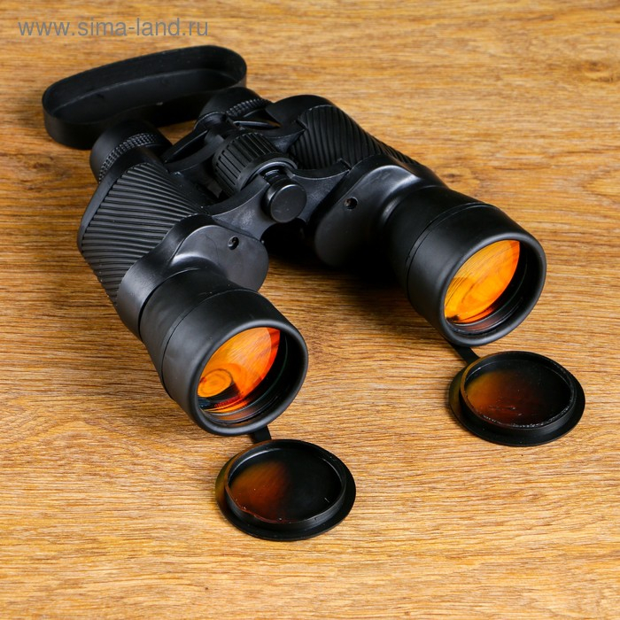 Бинокль 7х50 B50CB,  Бинокль 7х50 B50CB, "Русский снайпер", черный, диагонали на вставках