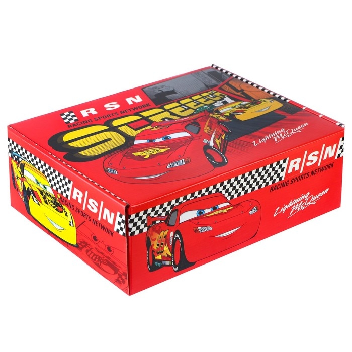 Подарочная коробка, складная, 28х21х9 см, Тачки Подарочная коробка, складная, 28х21х9 см, Тачки