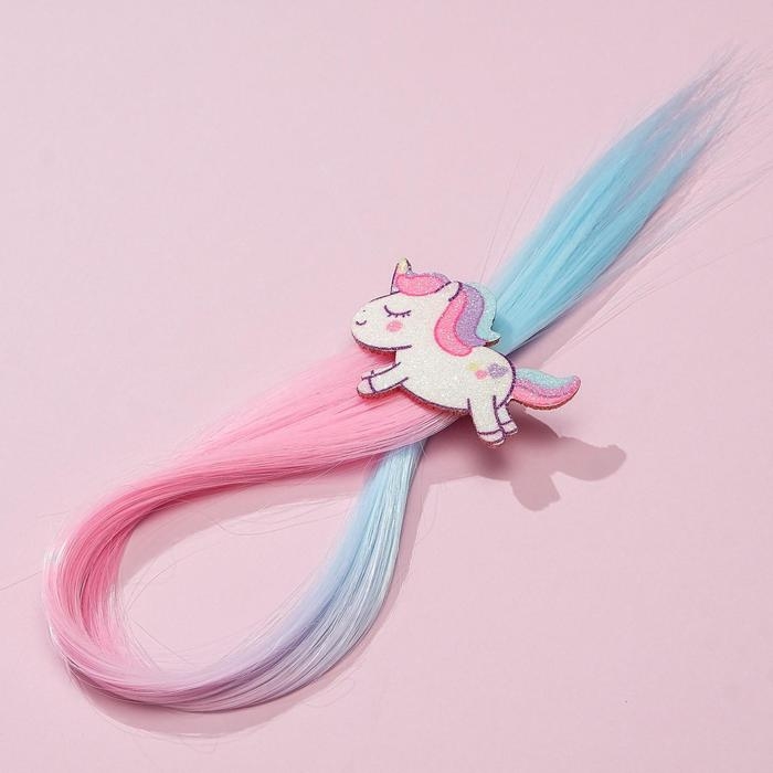 Заколки для волос , цветная прядь «Сияй» Заколки для волос , цветная прядь «Сияй»