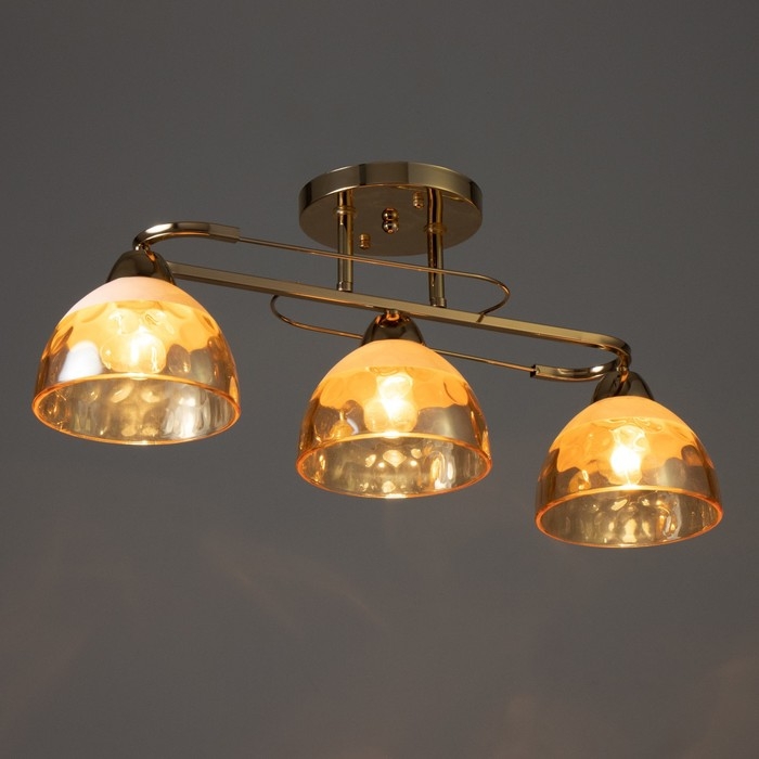 Люстра Люстра "Аквила" 3хЕ27 40Вт золото 45х15х22 см BayerLux