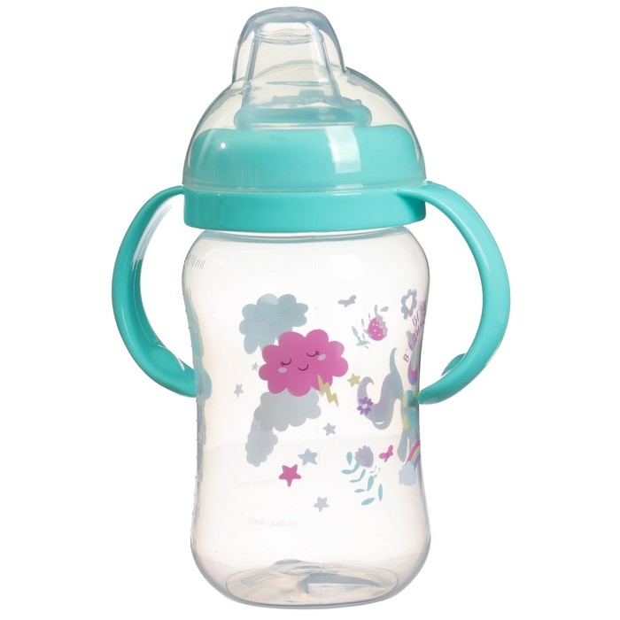 Поильник-непроливайка, мягкий носик, от 9 мес., 270 мл., «Единорог», M&B Поильник-непроливайка, мягкий носик, от 9 мес., 270 мл., «Единорог», M&B