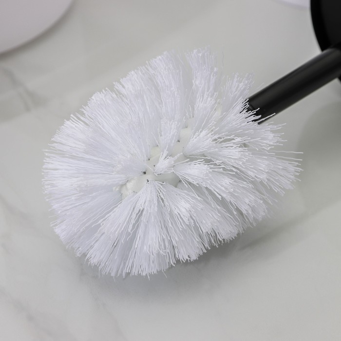 Набор для ванной «Лайт», 6 предметов: мыльница, дозатор, 2 стакана, ёршик, ведро, цвет белый Набор для ванной «Лайт», 6 предметов: мыльница, дозатор, 2 стакана, ёршик, ведро, цвет белый