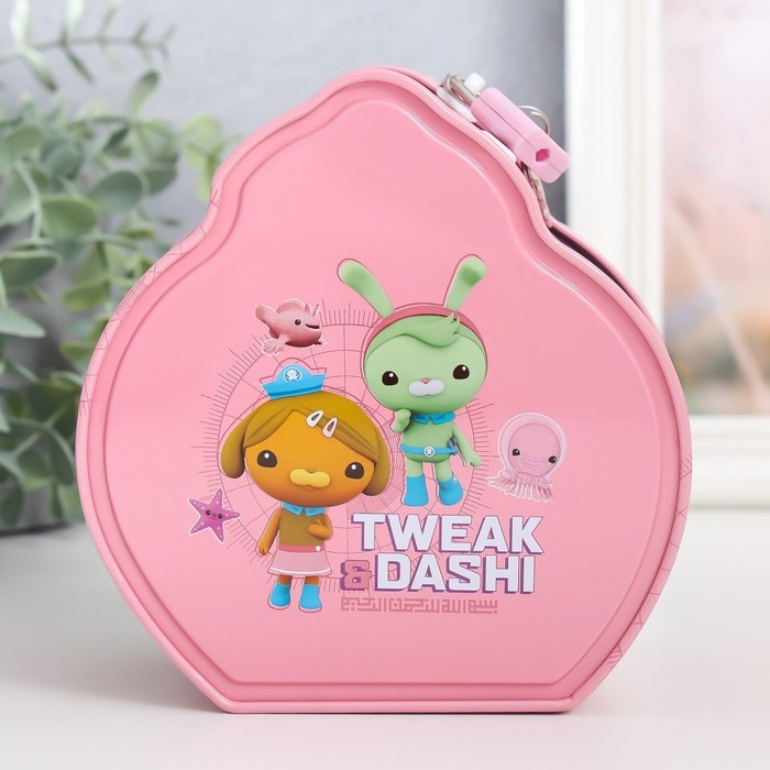 Копилка металл с замочком Копилка металл с замочком "Пингвин. Морячок" МИКС 13х7,5х13,5 см