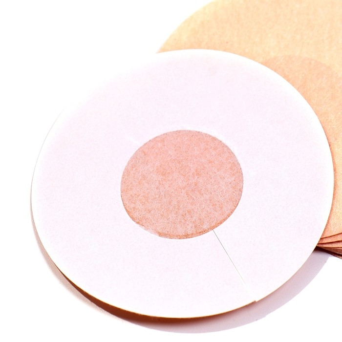 Накладки для груди, нетканые одноразовые, 7 см, 5 пар в упаковке Накладки для груди, нетканые одноразовые, 7 см, 5 пар в упаковке