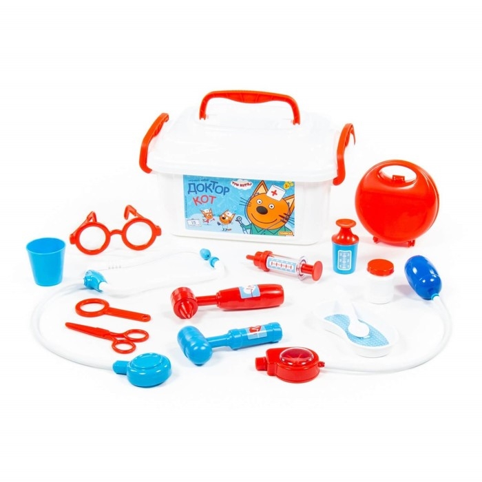 Игровой набор «Три Кота: Доктор», в контейнере, МИКС Игровой набор «Три Кота: Доктор», в контейнере, МИКС