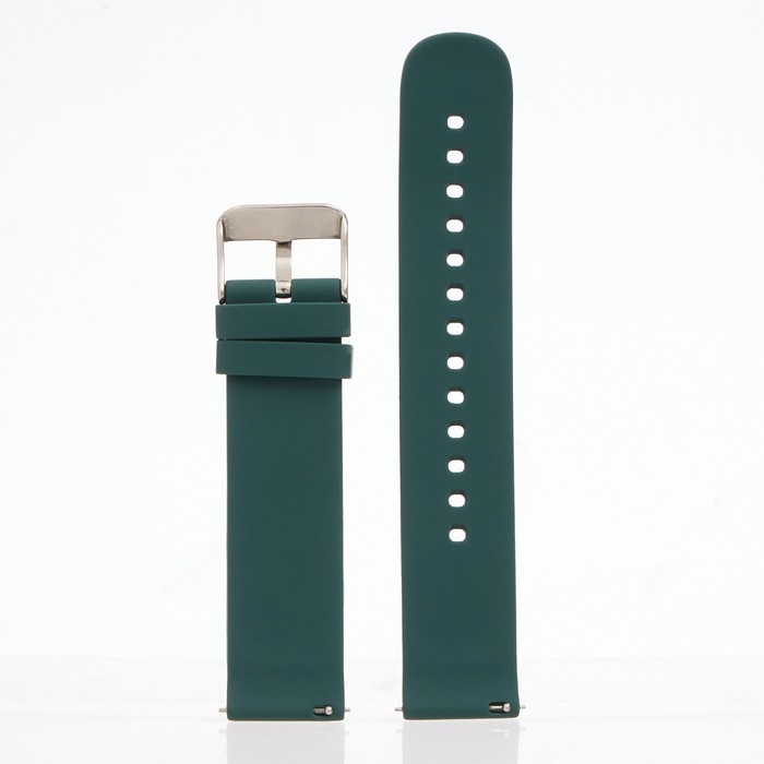 Ремешок для смарт-часов, 20 мм, силикон, зеленый