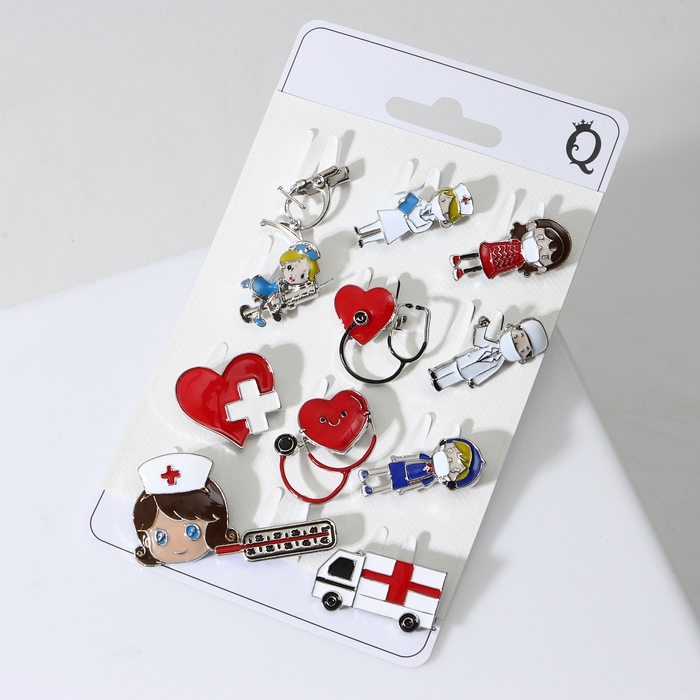 Брошь «Медицина», форма МИКС, цвет серебро (неделимая фасовка 12 шт., цена за шт.) Брошь «Медицина», форма МИКС, цвет серебро (неделимая фасовка 12 шт., цена за шт.)