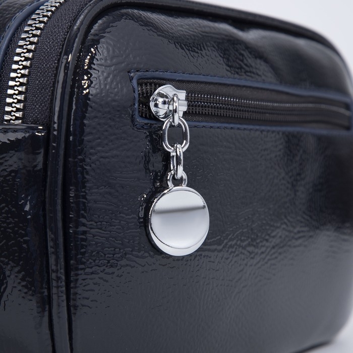 Сумка кросс-боди на молнии, цвет синий Сумка кросс-боди на молнии, цвет синий