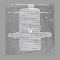 Канва-основа для вышивания сумки, пластиковая, 33.5&times;35.5 см, 2&times;2 мм, цвет белый