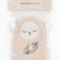 Детская мочалка для купания &laquo;Овечка&raquo;, махра, "M&B"